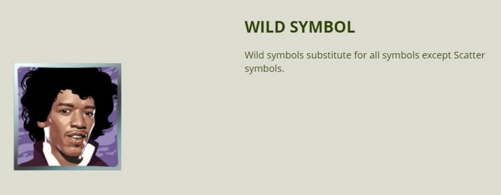 Jimi Hendrix slot - Wild Symbol