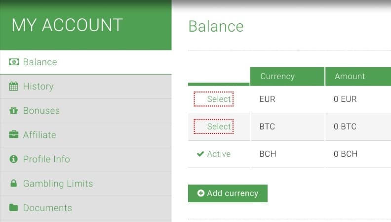 Bitstarz Casino BTC-EUR