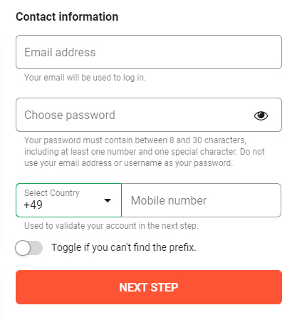 Game Profile Registration