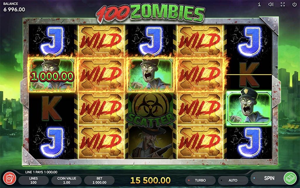 100 Zombies Slot Review by Casinova.org site