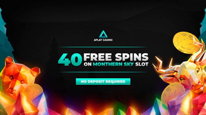 Aplay Casino No Deposit Bonus 40 Free Spins