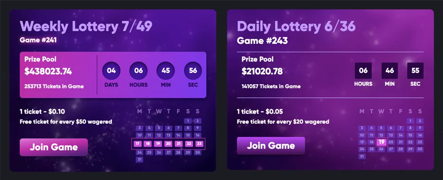 BitDice Online Casino Raffle and Lottery