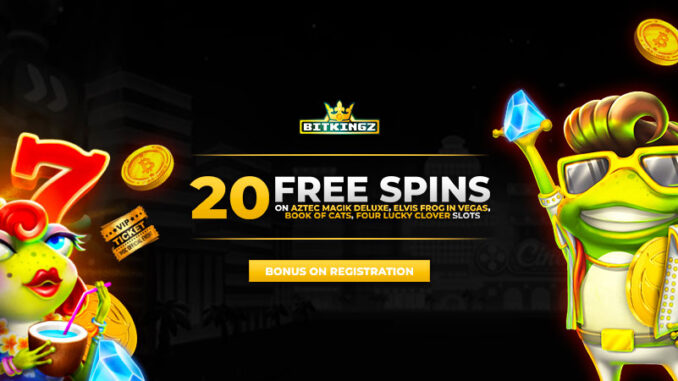 Bitkingz Casino No Deposit Bonus 20 Free Spins