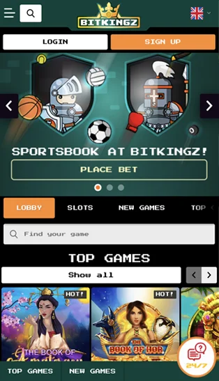 Bitkingz Mobile Casino