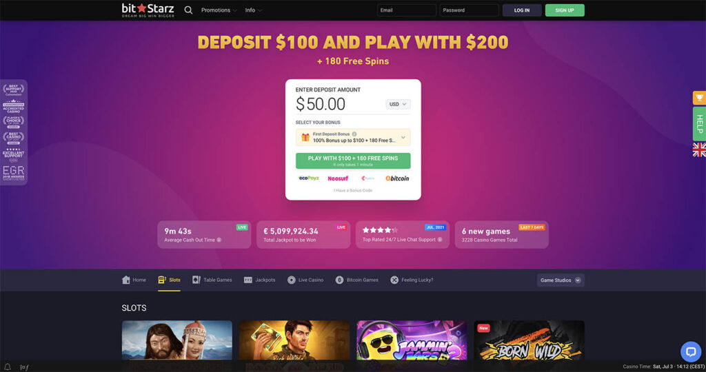 Bitstarz Online Casino Features
