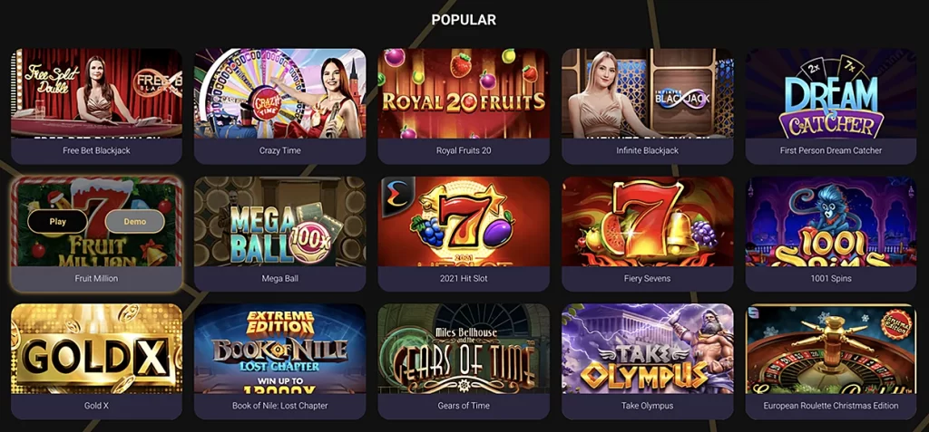 Captain Online Casino Games