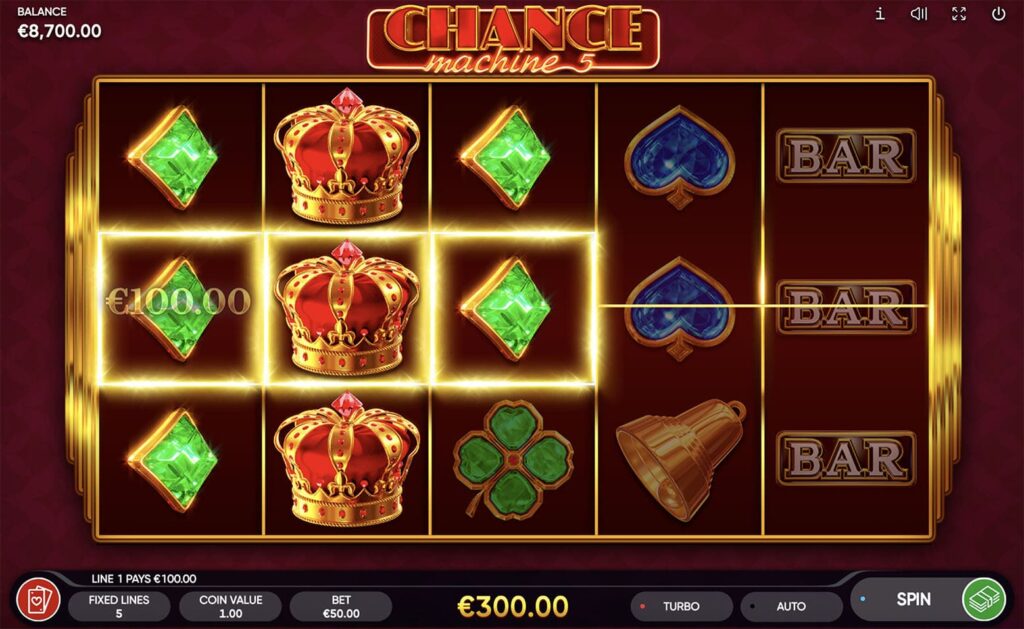 Chance Machine 5 Slot Review by Casinova.org