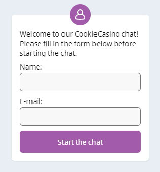 Technischer Support für Cookie Casino
