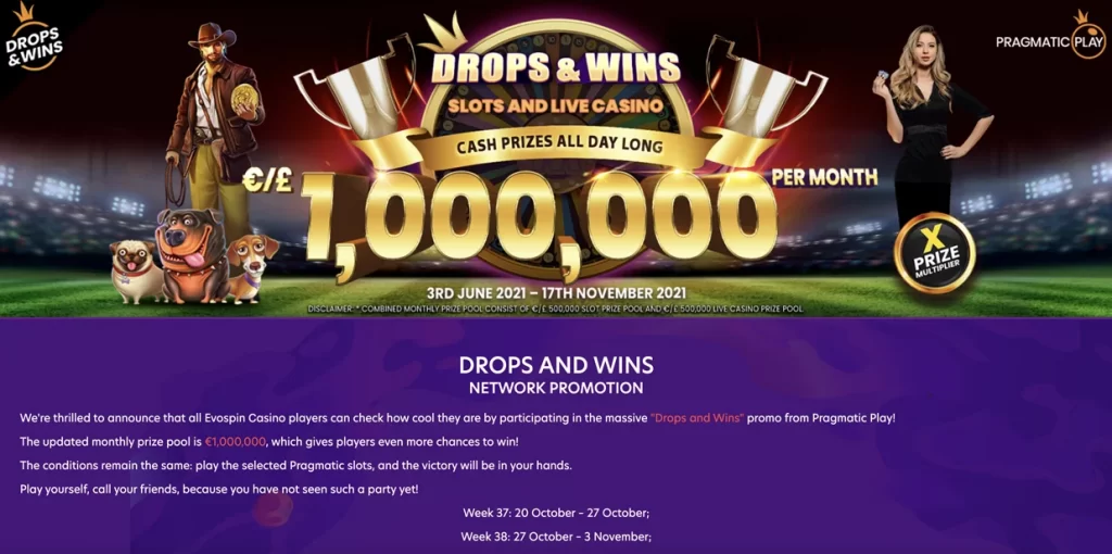 Evospin Online Casino Tournaments