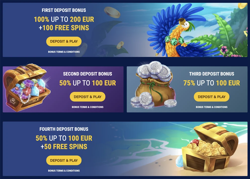 Kakadu Online Casino Welcome Bonuses