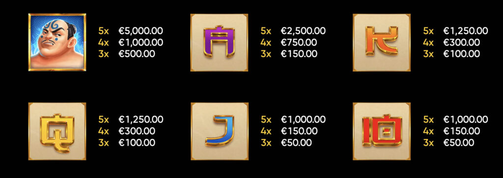 LegendarySumo Slot Symbols 2