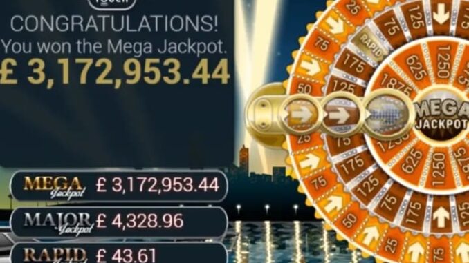 Mega Fortune Jackpot cracked at £ 3.1 million in August 2019