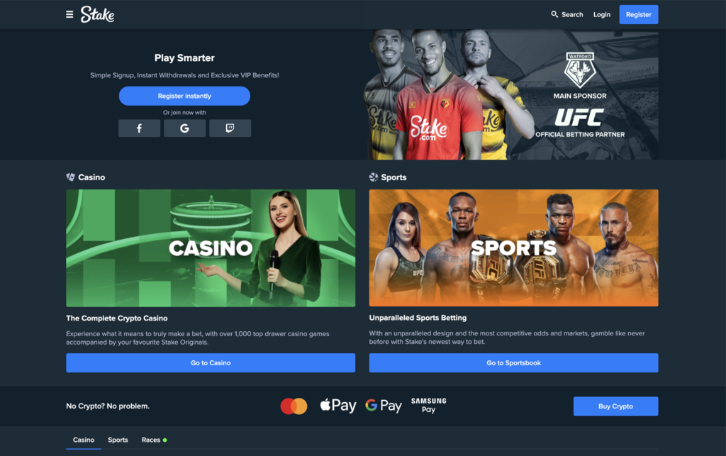 Stake Online Casino Features