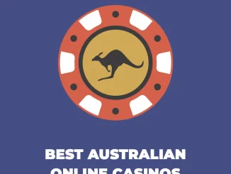 An image of a kangaroo on a casino token, symbolizing Australia and the online casino for Australians. An image of a kangaroo on a casino token, symbolizing Australia and the online casino for Australians. Under the chip there is an inscription "Best Australian online casinos"