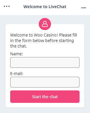 Technischer Support von Woo Casino