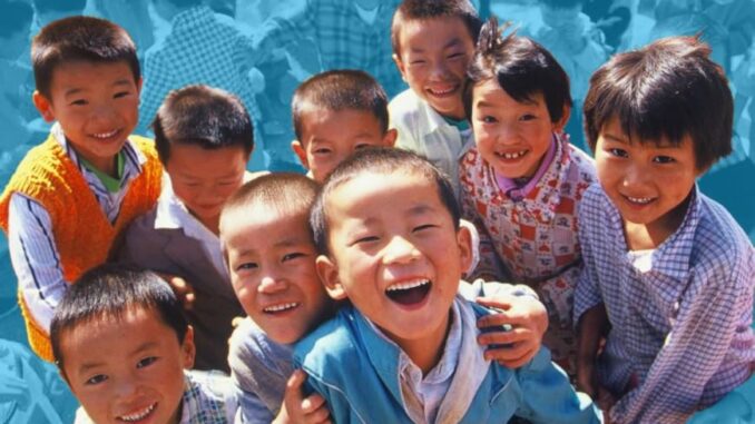 children in China