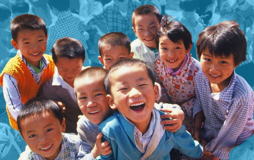 children in China