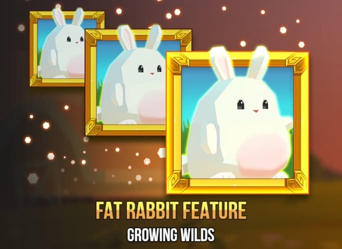 Fat Rabbit slot - Freespins bonus feature