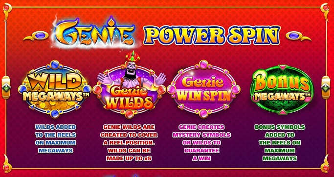 Genie Jackpots Megaways Review: Game features