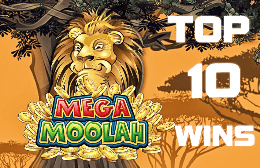 Top 10 biggest wins at the Mega Moolah jackpot slot