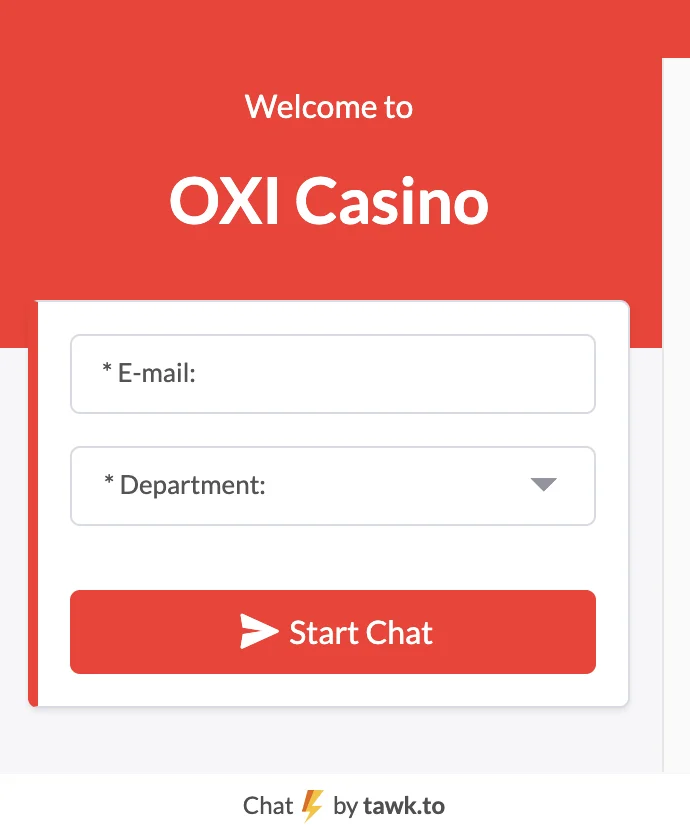 OXI Online Casino Support