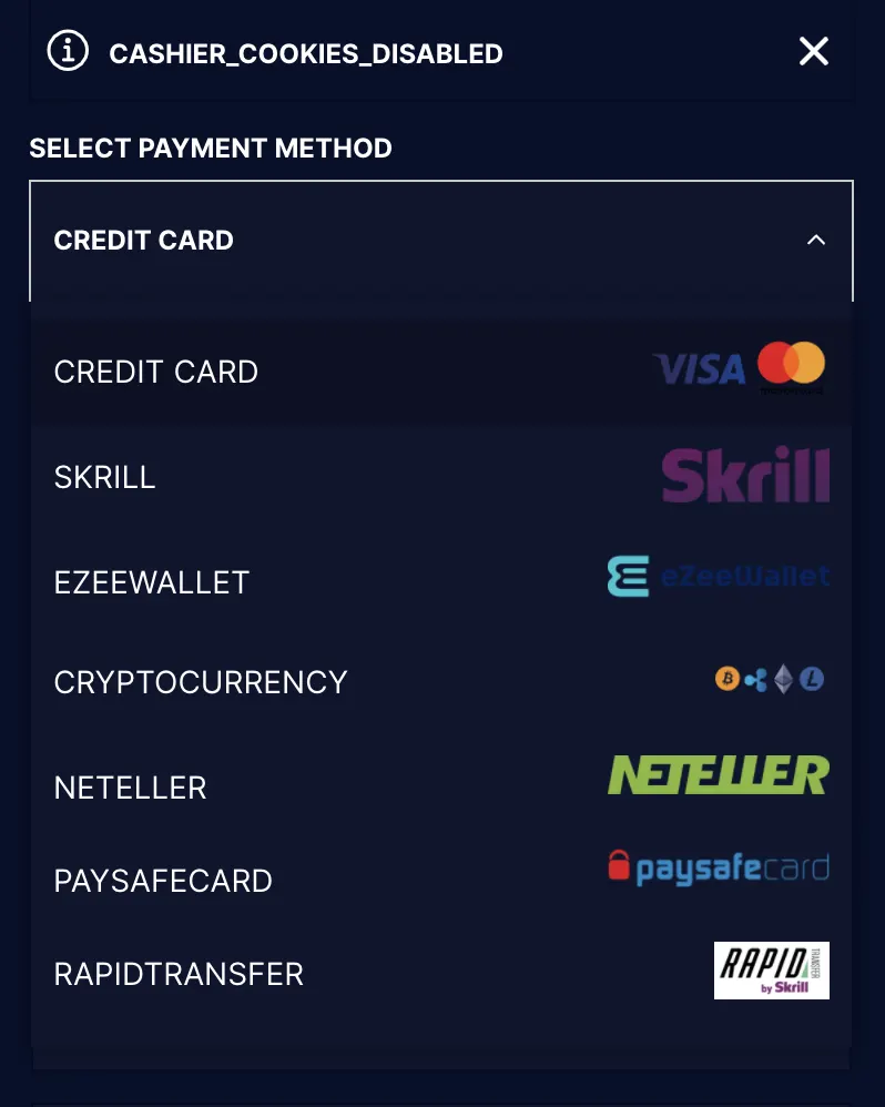Deposits and Withdrawals