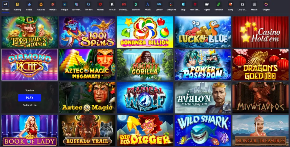 LTC Casino Games Library