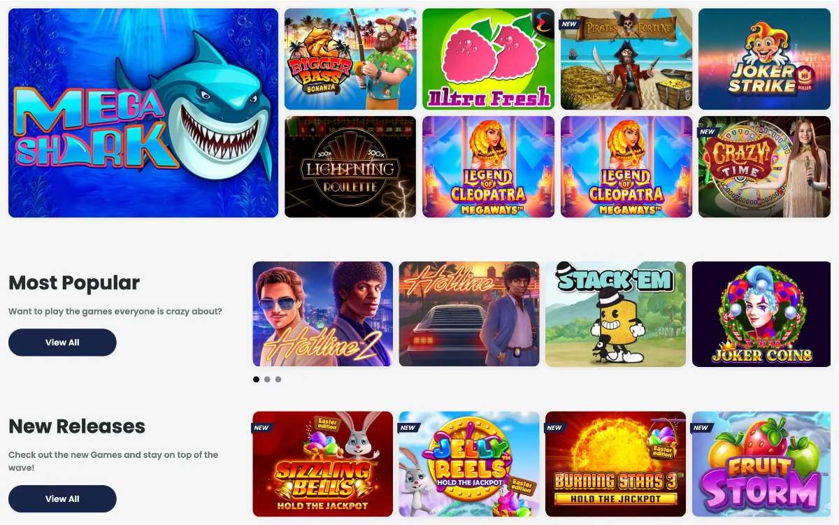 Lilibet Casino Games Assortment