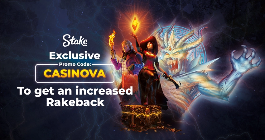 Stake Casino Exclusive Promo Code - CASINOVA