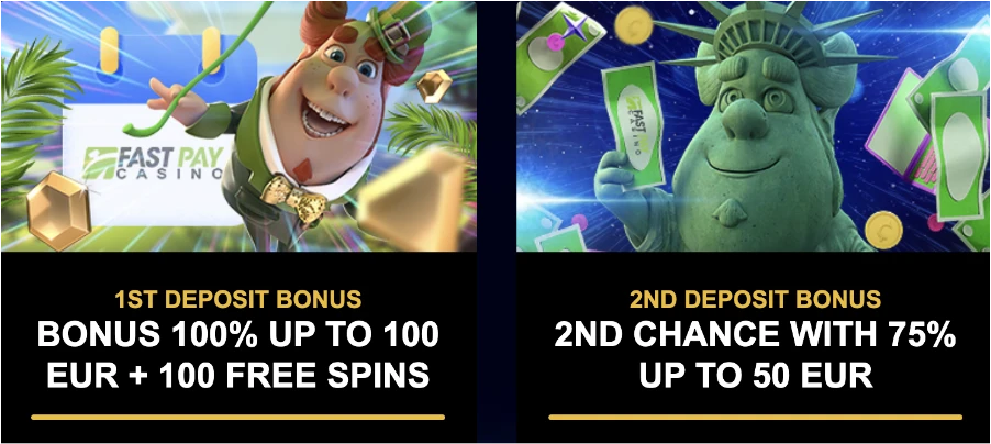 Fast Pay Online Casino Bonuses and Actions