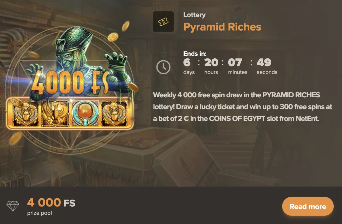 Solcasino Tournaments and Lotteries