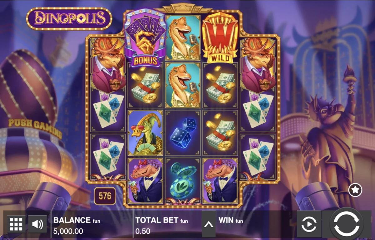 Push Gaming - A Brief Overview of Dinopolis Video Slot
