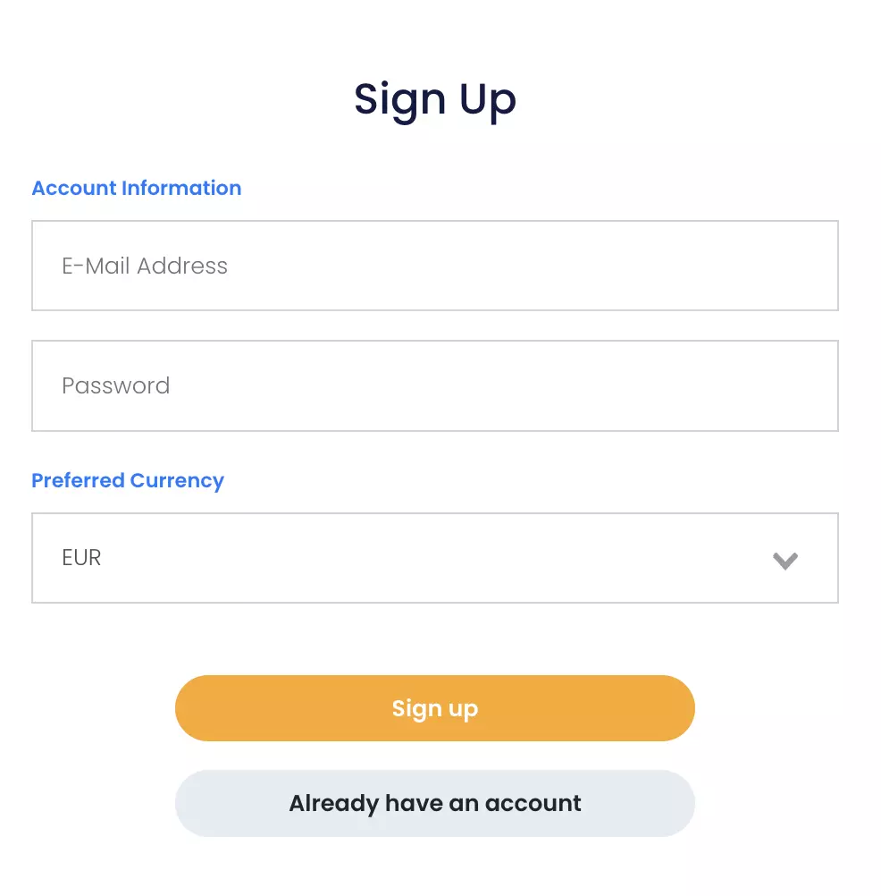 Punt Casino Registration