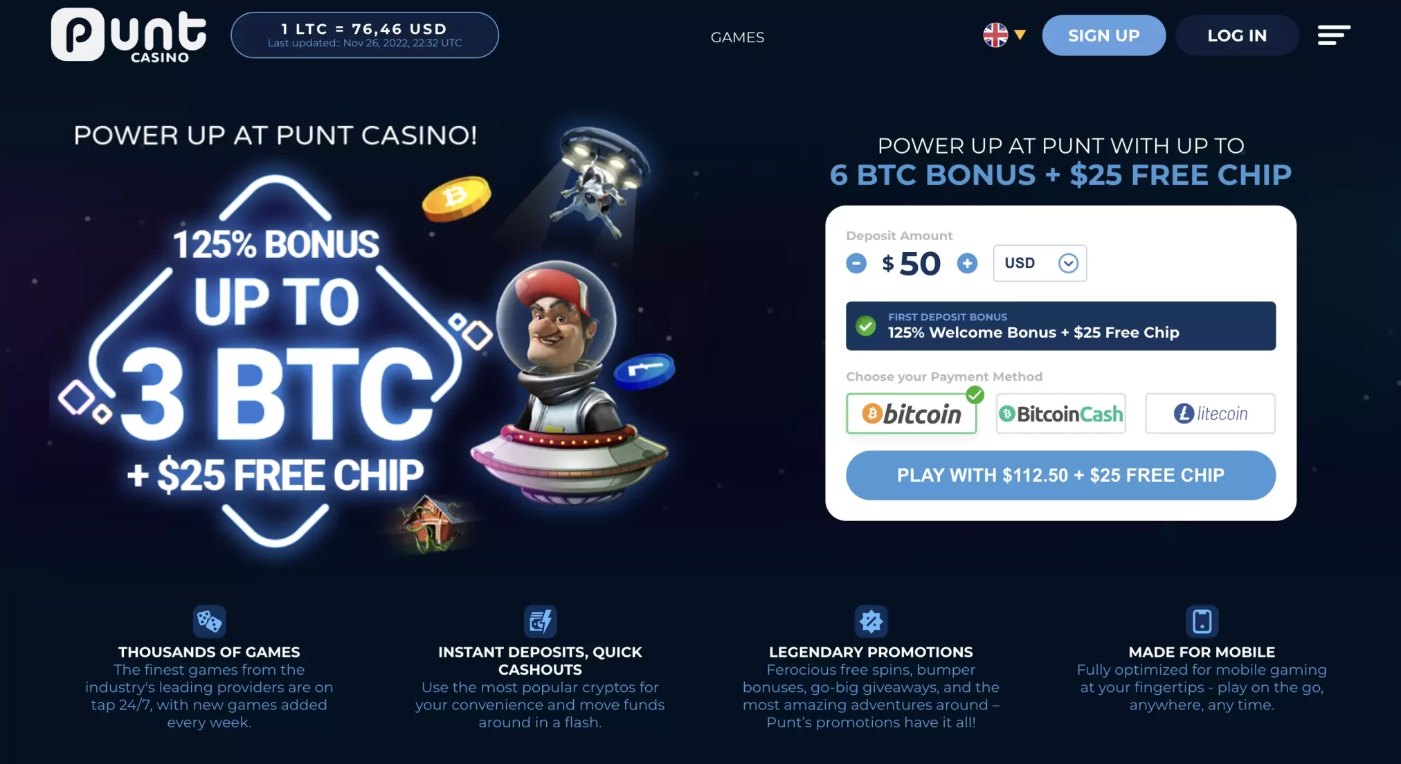 Punt Casino Review