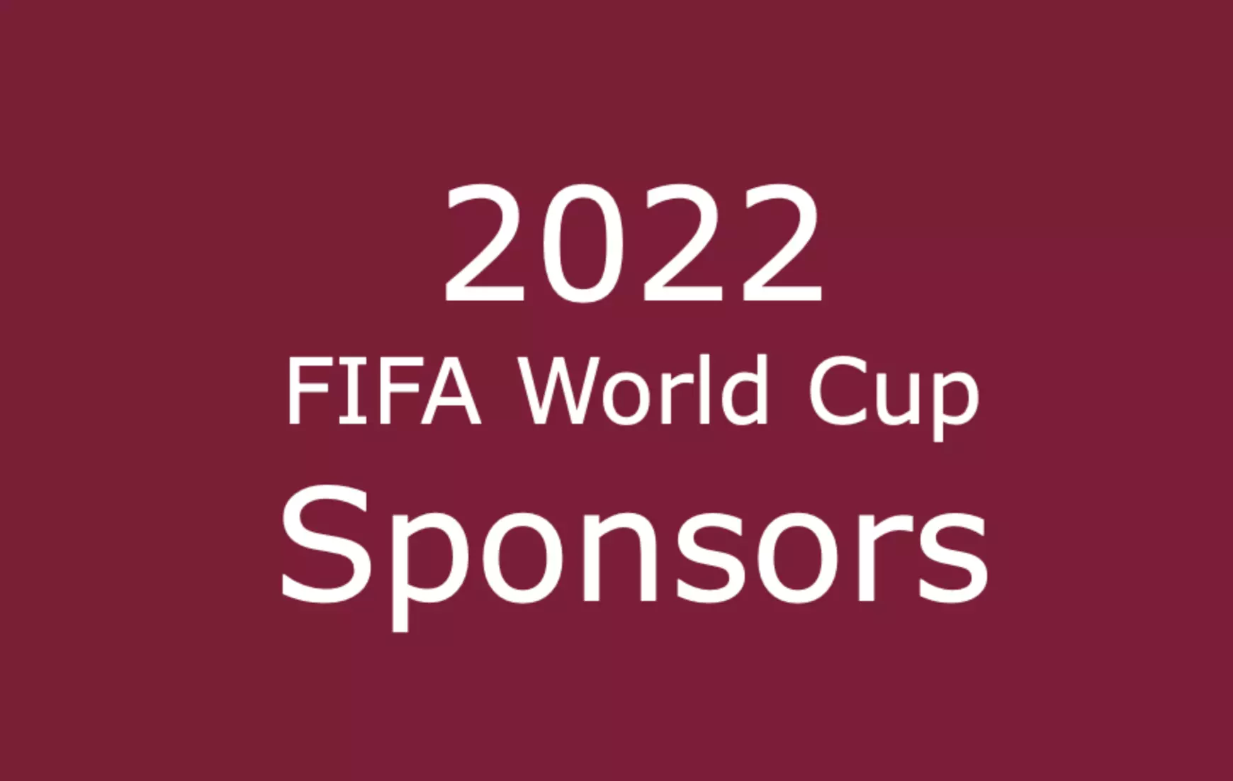 Crypto & Gambling Providers World Cup Sponsors