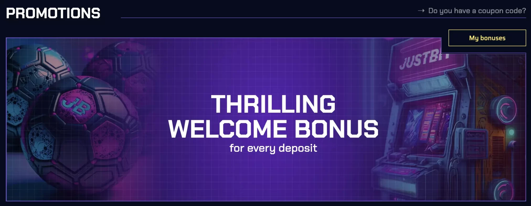 JustBit.io Welcome Bonus