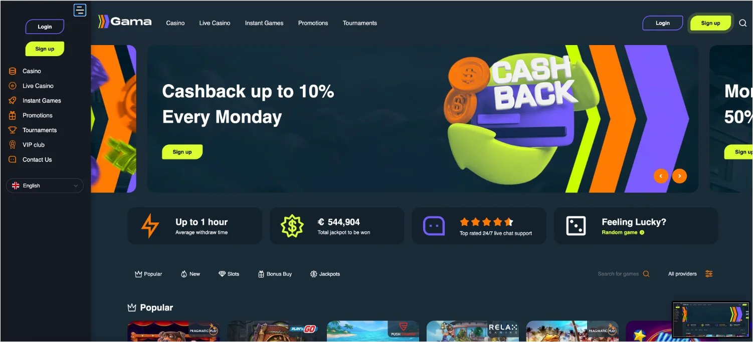 Gama Casino Review