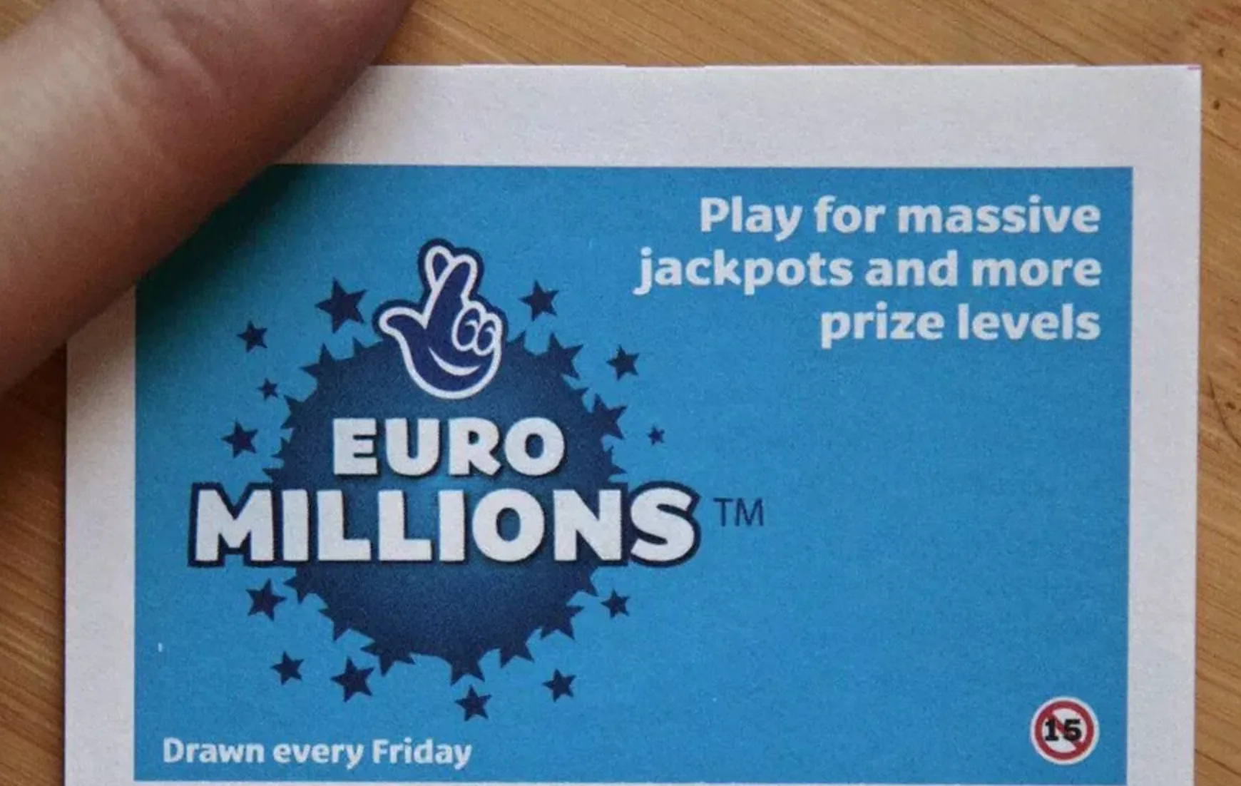 Curious 212 million winnings in England