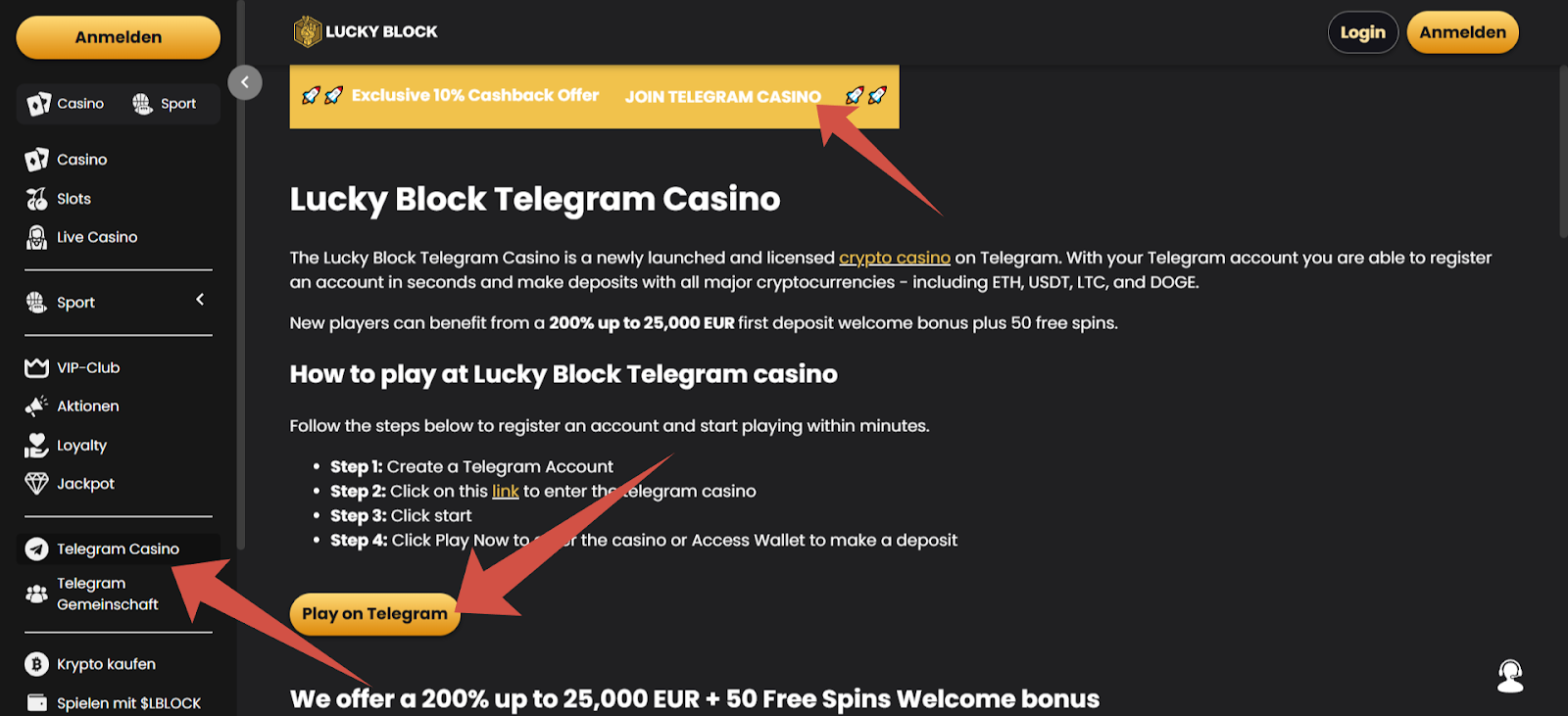 Lucky Block Casino guide